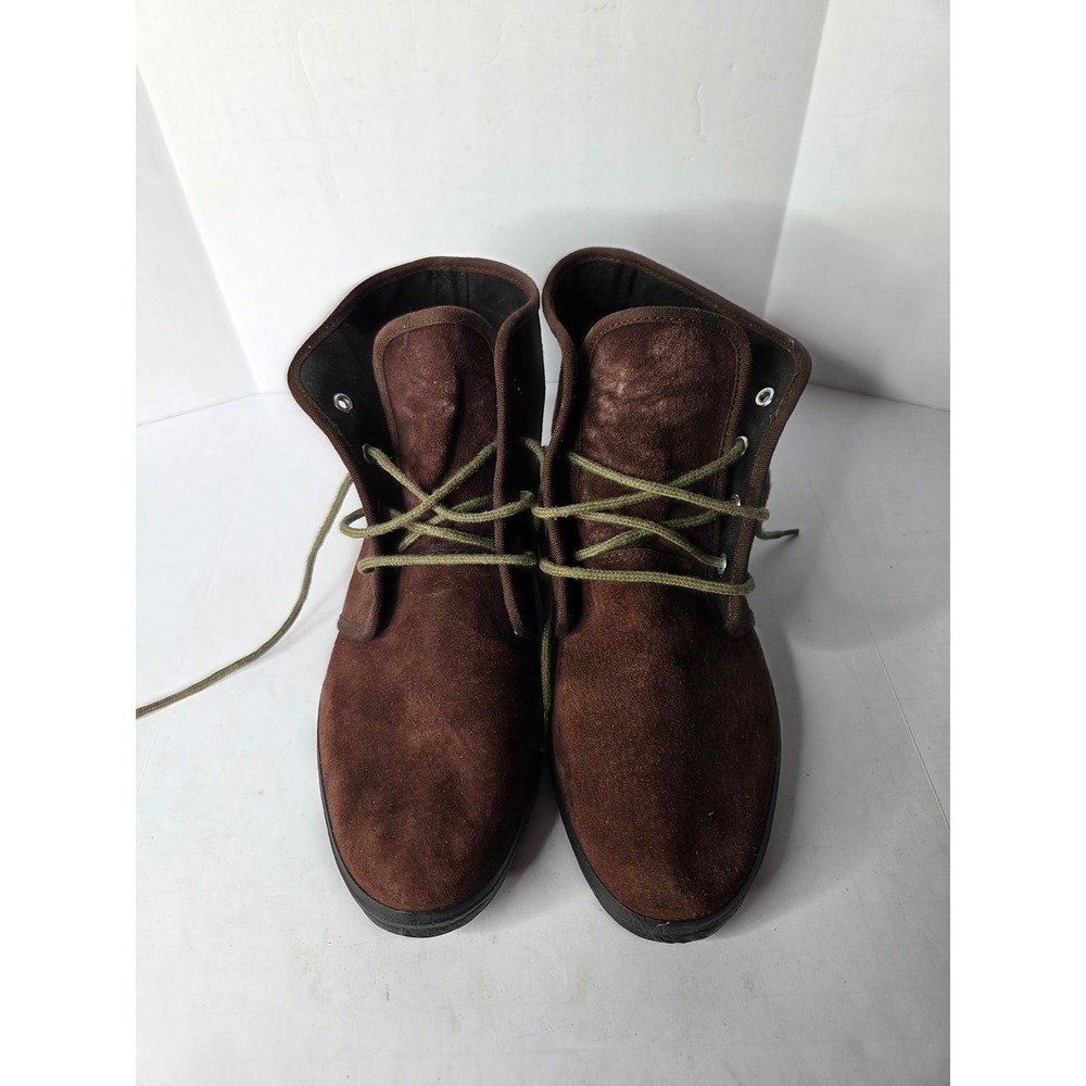 Chestnut Hill Mens Brown Suede Chukka Boots Lace Up Ankle Desert Boots Size 8